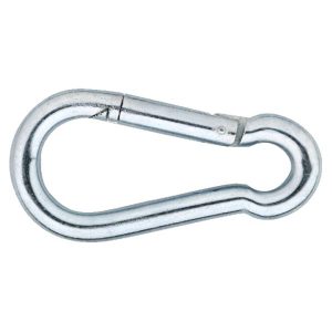 Karabijnhaak Verzinkt 9x90mm - Afbeelding 1