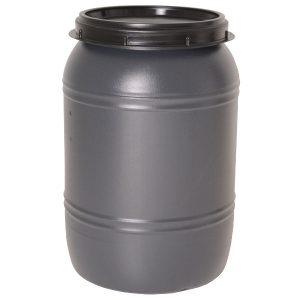 Voerton met 1-delig schroefdeksel 60 liter - Afbeelding 1