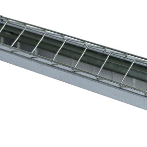 Kuikenbak lang metaal, 50 cm - Afbeelding 1