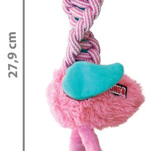 Kong hond Knots Twists Flamingo - Afbeelding 2