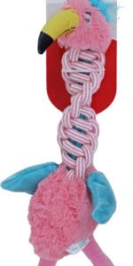 Kong hond Knots Twists Flamingo - Afbeelding 1