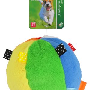Boon Strandbal pluche + flapjes en piep 12 cm - Afbeelding 1