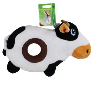 Boon Donut koe pluche + piep 39 cm - Afbeelding 1