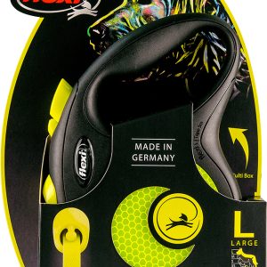 Flexi rollijn NEW NEON tape L geel 5mtr - Afbeelding 1