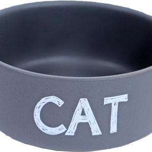 Boon Eetbak Steen Cat Grijs 12cm - Afbeelding 1