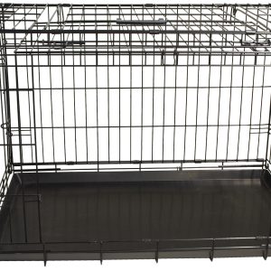 Bench 2-deurs Zwart 76x48x58cm - Afbeelding 1