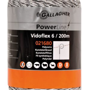 Gallagher Vidoflex 6 PowerLine wit 200m - Afbeelding 1