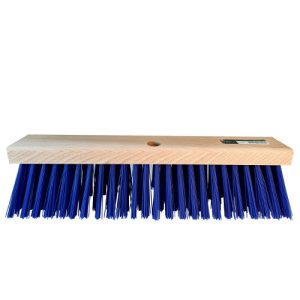Stalbezem PVC Blauw, 45 cm breed FSC - Afbeelding 1