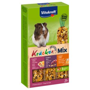 Vitakraft Cavia kracker 3in1 Honing, Fruit, Noten - Afbeelding 1