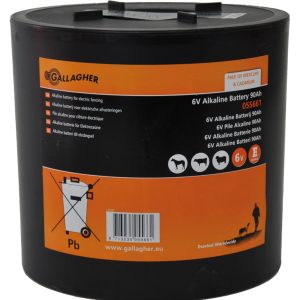 Gallagher Ronde Alkaline batterij 6V/90Ah - Afbeelding 1