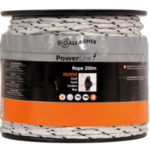 Gallagher PowerLine cord wit 200m - Afbeelding 1