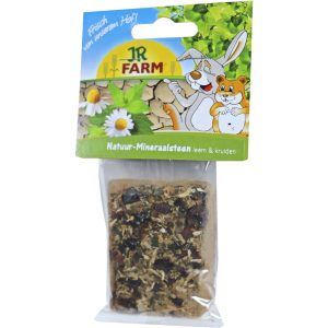 JR Farm knaagsteen Natuurlijk Leem Kruiden 100gr - Afbeelding 1