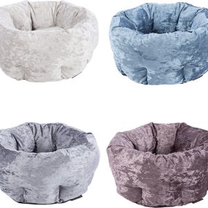 Scruffs Huisdierenmand Fluweel 45cm Paars - Afbeelding 1