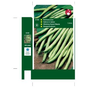 Horti Tops Stokslabonen Cobra, 100g 13122 - Afbeelding 1