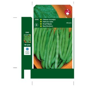 Horti Tops Stamslabonen, chinees boontje Miracle, 100g 13240 - Afbeelding 1