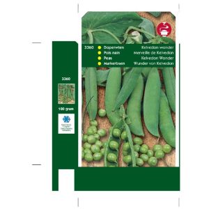 Doperwten Kelvedon Wonder, 100g 13360 - Afbeelding 1