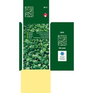 Horti Tops Spinazie Breedblad Zomer Scherpzaad, 250g 13810 - Afbeelding 1