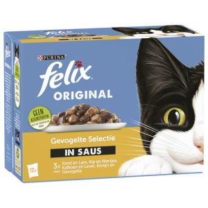 Felix Original Gevogelte in Saus 12x85g - Afbeelding 1