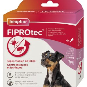 Beaphar Fiprotec Hond (2-10kg) 4pip - Afbeelding 1
