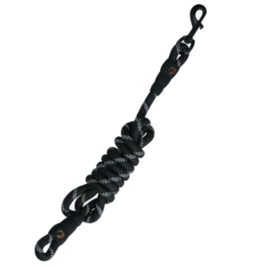 Halstertouw Exclusive Reflective Zwart - Afbeelding 1