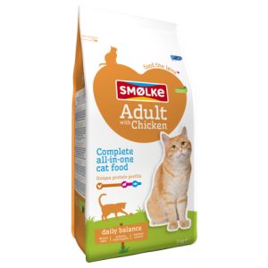 Smolke Kat Adult Chicken 2kg 1+1 gratis - Afbeelding 1