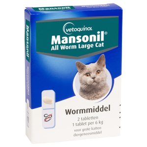 Mansonil All worm tablet large kat 2tabl. - Afbeelding 1