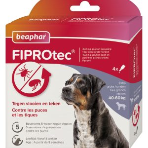 Beaphar Fiprotec hond 40-60kg 4pip - Afbeelding 1