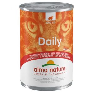 Almo Nature Daily met Rund 400gr kat - Afbeelding 1