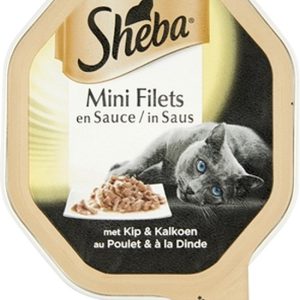 Sheba Mini Filets Kip & Kalkoen - Afbeelding 1