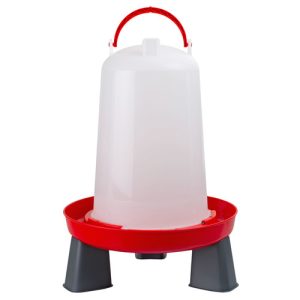 Olba drinkbak met pootjes 6ltr rood - Afbeelding 1