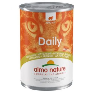 Almo Nature Daily met Kalkoen 400gr kat - Afbeelding 1