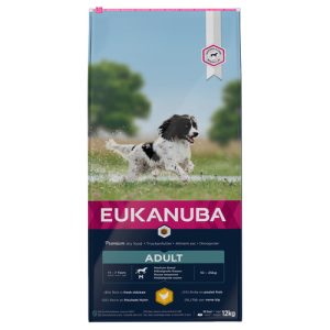 Eukanuba Adult Medium Kip 12kg - Afbeelding 1