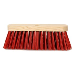 Bezem FSC 29cm, kunstvezel rood - Afbeelding 1