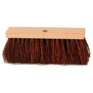 Wegenbouwbezem Bruin Plat 45Cm - Afbeelding 1