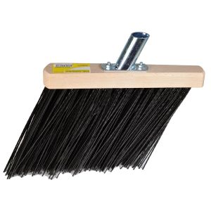 Gootbezem 40Cm, Nylon Zwart - Afbeelding 1