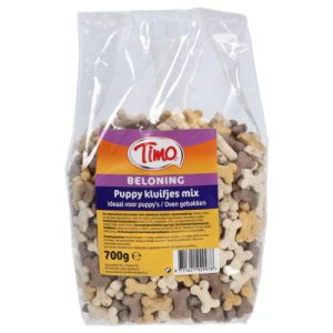 Timo hondenkoekjes puppy kluifjes mix 700g - Afbeelding 1