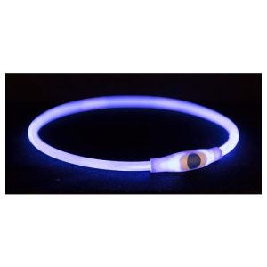Trixie USB Flash lichtgevende band S-M Blauw - Afbeelding 1