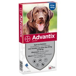 Advantix spot-on 25-40 kg 4 pip. - Afbeelding 1