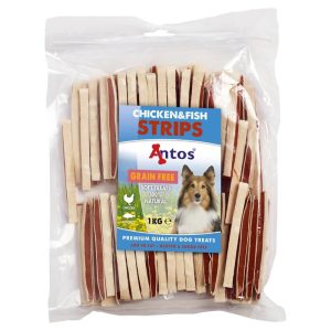Chicken&Fish strips 1 kg - Afbeelding 1