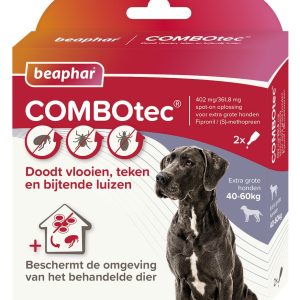 Beaphar COMBOtec hond 40-60kg 2 pipet - Afbeelding 1