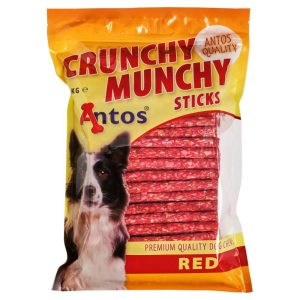 Antos Crunchy Munchy Sticks Rood 1kg - Afbeelding 1