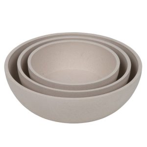 District 70 bamboo dog bowl small merengue - Afbeelding 1