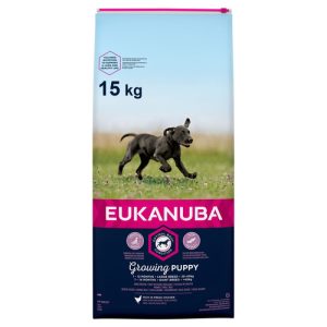 Eukanuba Growing Puppy Large Breed 15 kg Kip - Afbeelding 1