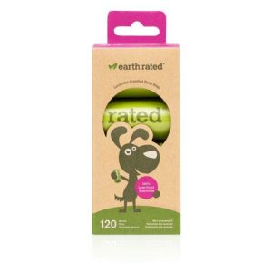 Earth Rated Lavendel poepzakjes 8 rollen - Afbeelding 1