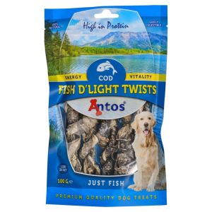 Antos Fish D'light Twists Kabeljauw 100gr - Afbeelding 1