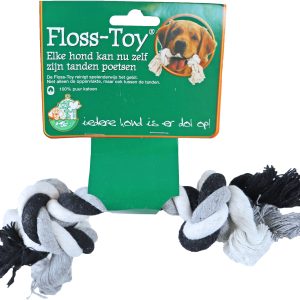 Floss Toy Zwart/Wit Small - Afbeelding 1