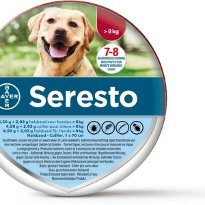 Seresto Vlooien- Tekenband Hond vanaf 8kg - Afbeelding 1