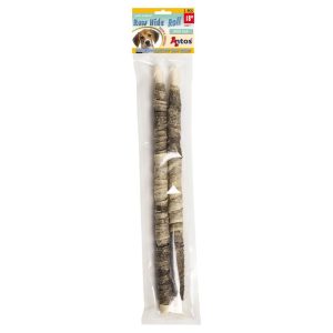 Antos Raw Hide Fish Roll 45cm 2 stuks - Afbeelding 1