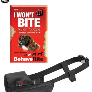 I Won't Bite Muilkorf maat 2 (medium honden) - Afbeelding 1