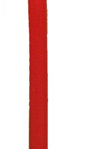 nylon halsband 10mm/35cm rood - Afbeelding 1